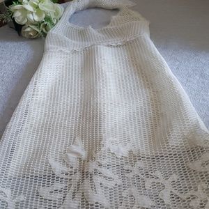 BESPOKE BEACH HALTER DRESS XS